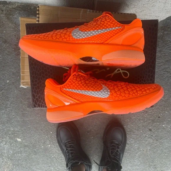 Nike Kobe 6 Protro WNBA All-Stars Total Orange Metallic Silver New Release